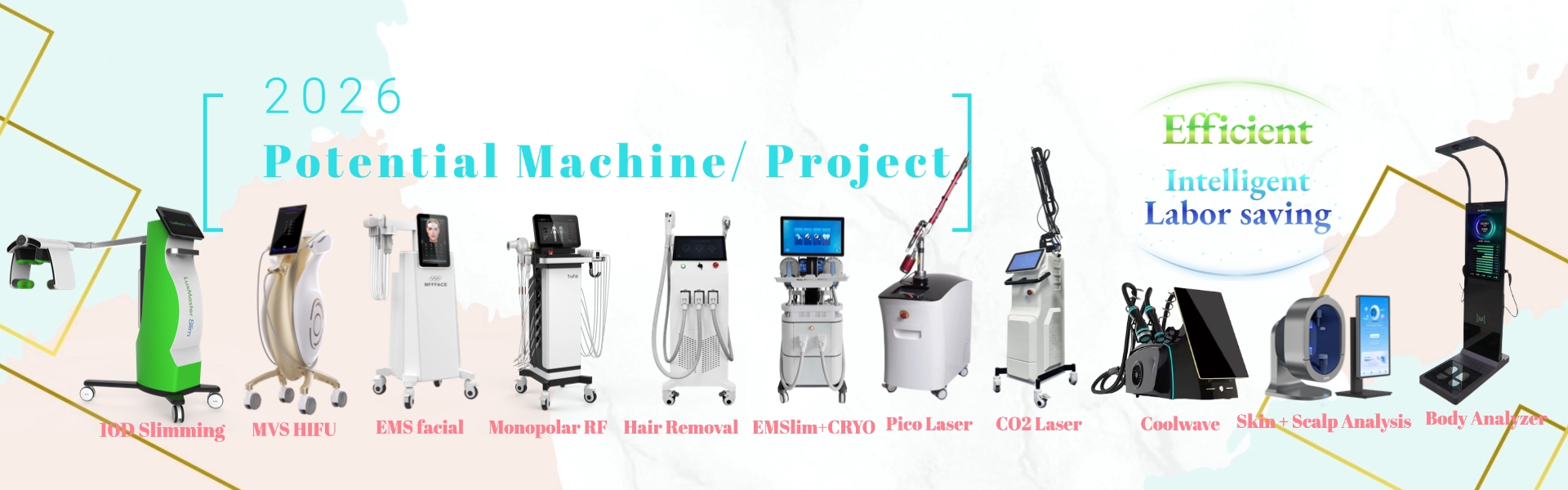 เครื่องกำจัดขนยกกระชับหน้าลดน้ำหนักปีใหม่ 2026 บริษัท leongbeauty